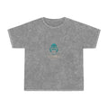 Mineral Wash T‑Shirt — Teal Gorilla 'Exotic World' Vintage Logo