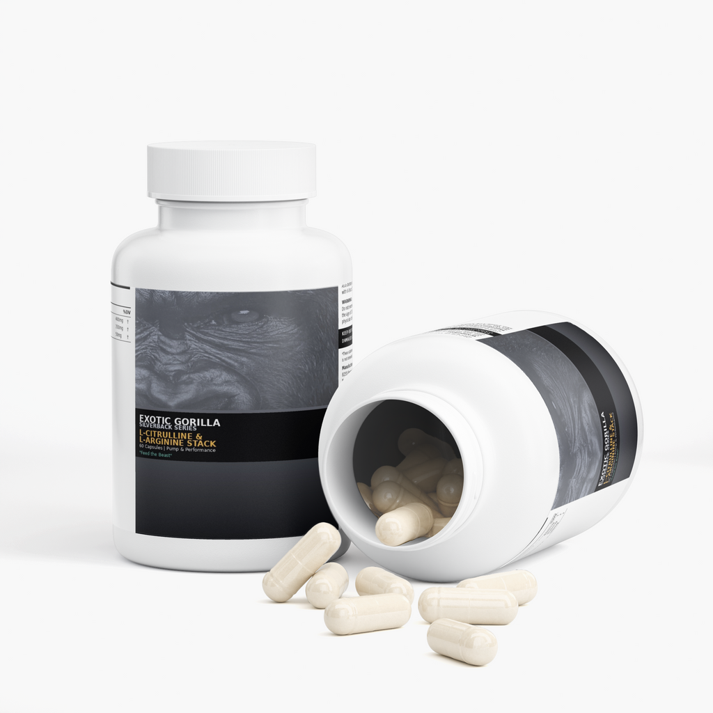 Exotic Gorilla Silver Back Series L-Citrulline & L-Arginine Stack