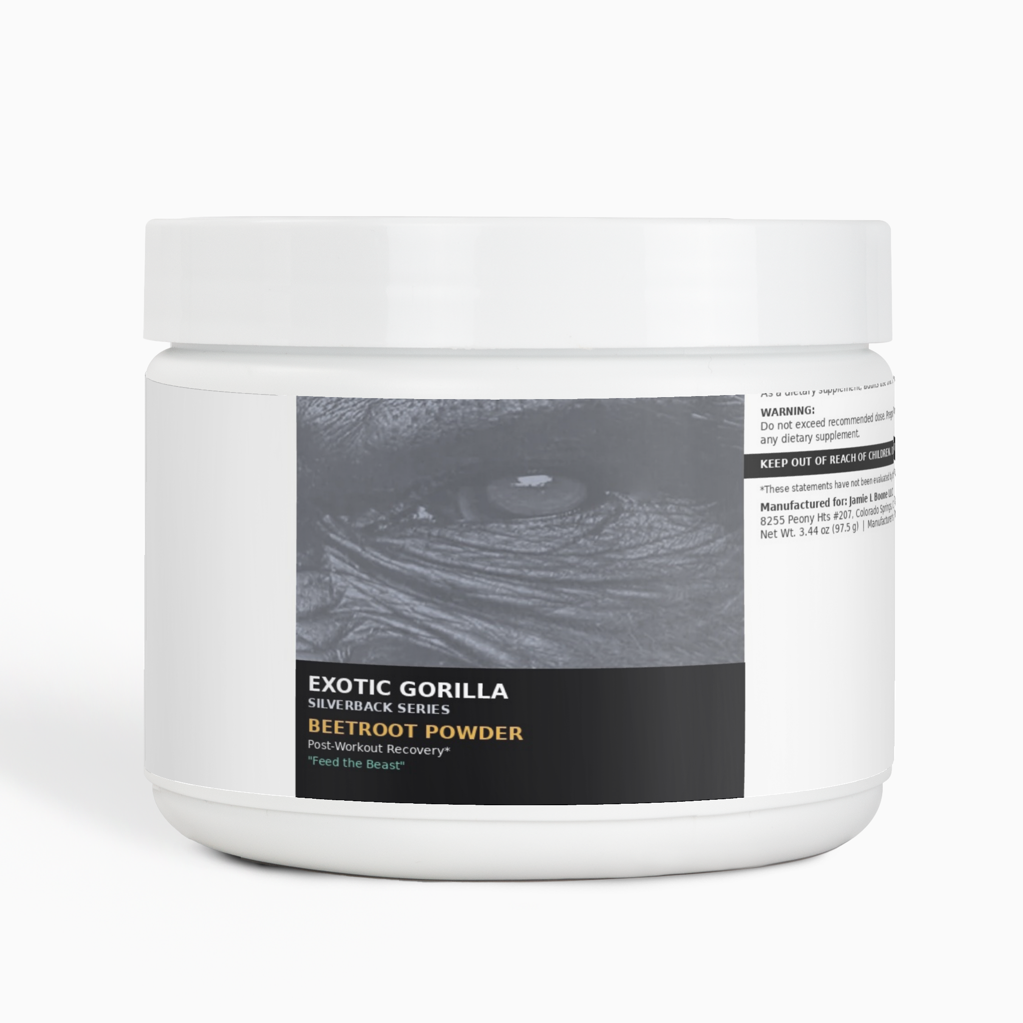 Exotic Gorilla Silverback Series Beetroot Powder
